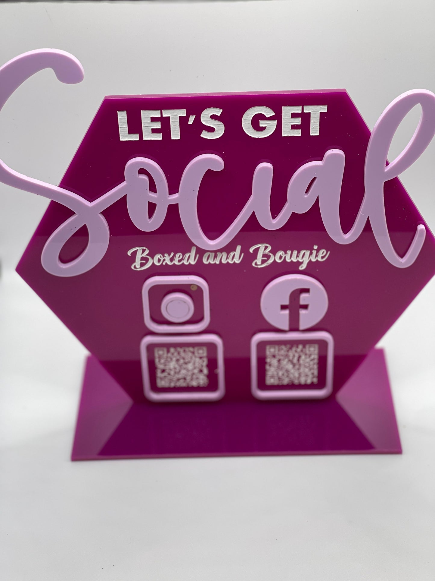 Business Social Media Sign