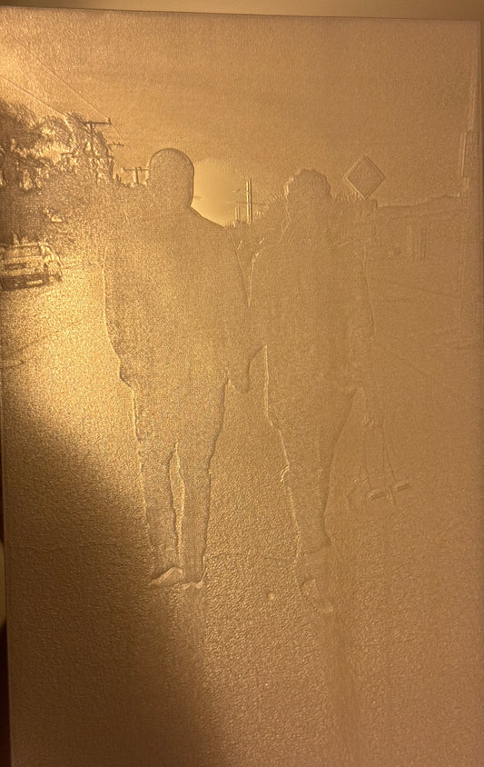 Engraved Photo Display